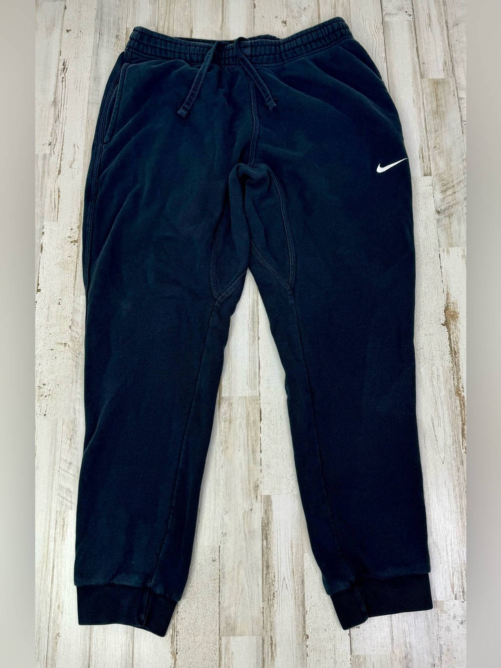 Nike Men's Black Sweatpants Size Large Elastic Waist Activewear